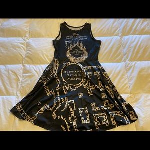Harry Potter Marauder’s map dress